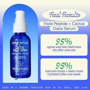 Youth To The People Triple Peptide Hydrating + Firming Oasis Serum NIB